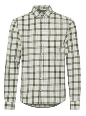 Long Sleeve Checked Shirt - Green