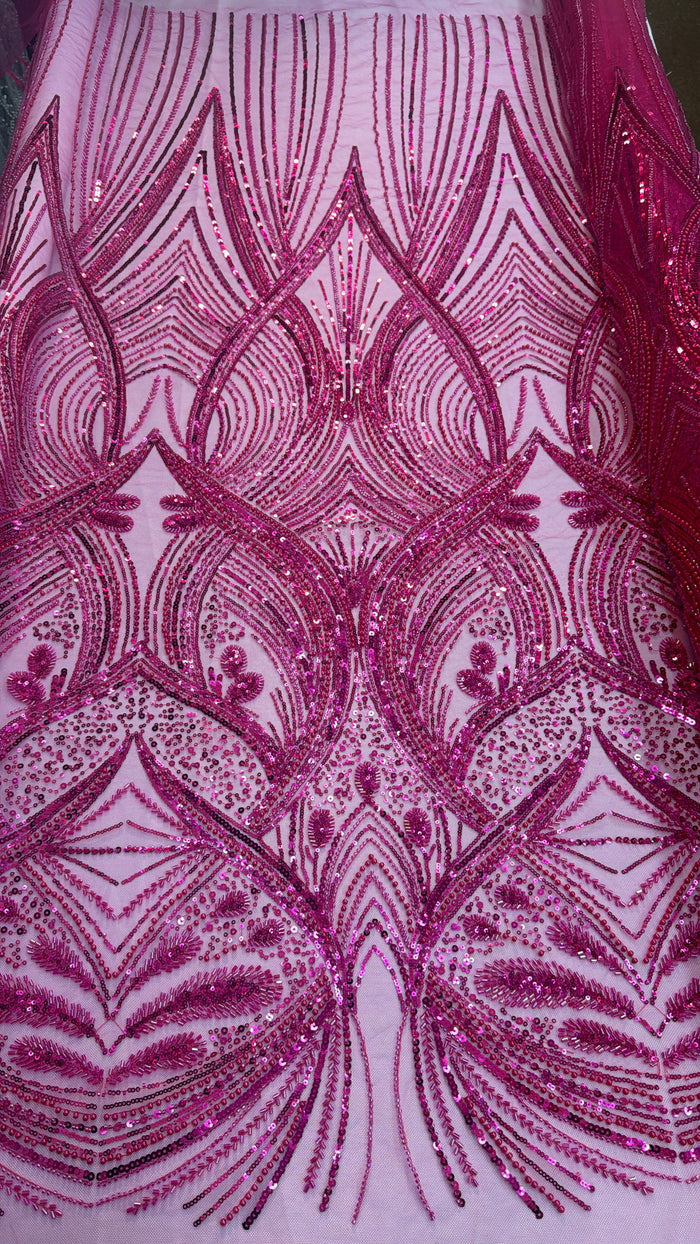 Majestic Beaded Lace