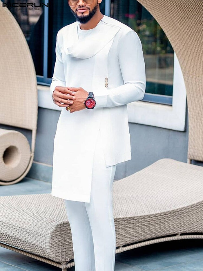 Men's Casual Clothing Set | Men's White Clothing Set | Men White