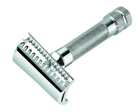 Merkur Slant Cut, Extra Thick Handle, Safety Razor