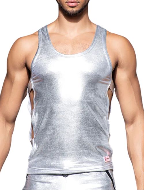 Metallic Tank - Silver
