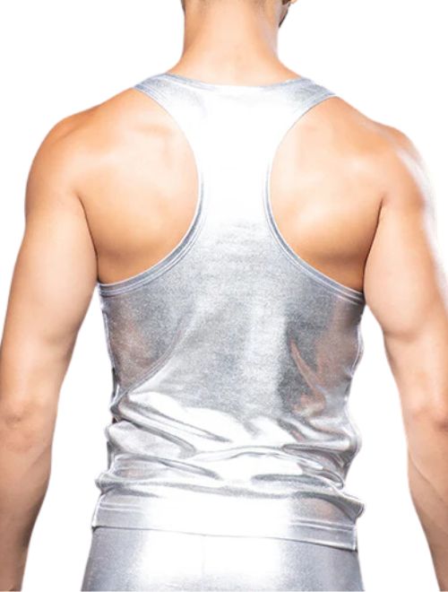 Metallic Tank - Silver