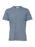 Micro Striped T-Shirt - Blue