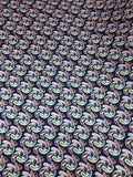 Mini Paisley Silky Mikado Print