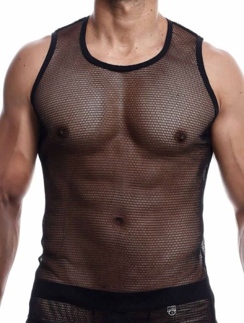 MOB Fishnet Tank - Black