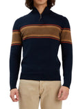 Mock Neck Quarter Zip Sweater