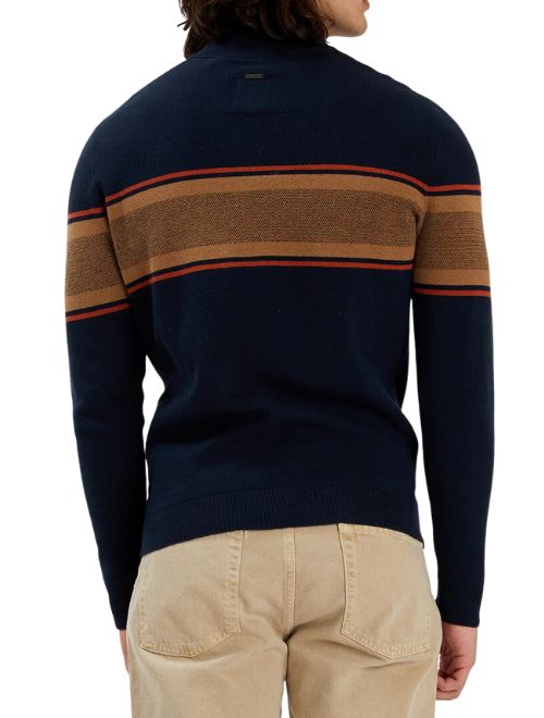 Mock Neck Quarter Zip Sweater