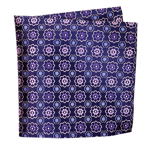 Mod Purple Pocket Square