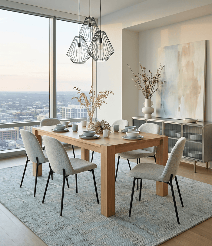 Modern Abstract Teal, Olive and Ivory Hand Tufted Multi Size wool area rug - The Rug Decor