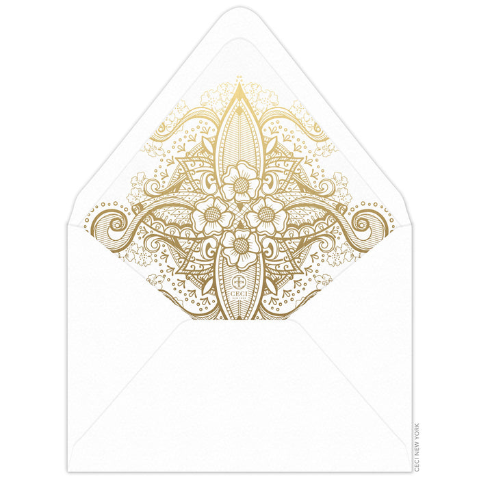Nadine Dhara Invitation Envelope Liner