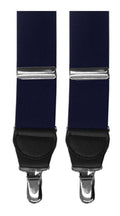 Navy Clip Suspenders 1.5"