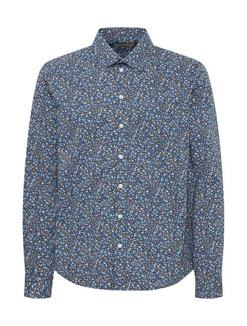 Neat Floral Long Sleeve Button Up