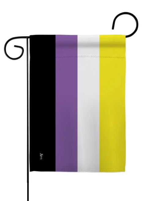 Nonbinary Pride Decor Flag