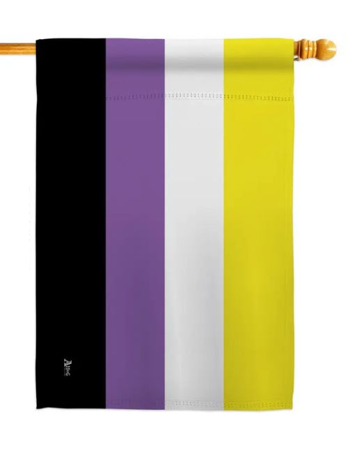 Nonbinary Pride Decor Flag