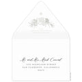 Olive Wreath Save the Date Envelope