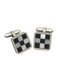 Onyx Checkerboard Cufflinks