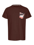 Palm Pocket T-Shirt - Coffee