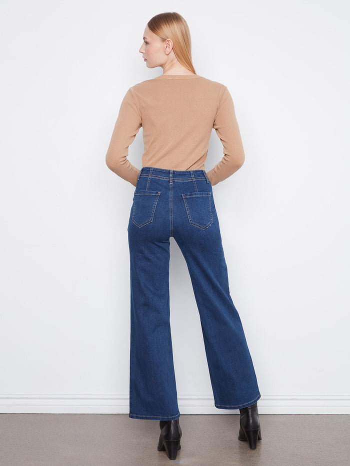 Crafted from stretch denim for comfort and flexibility by Charlie B.