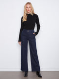These pants feature a wide leg design, offering a stylish silhouette perfect for any occasion. Crafted with care by Charlie B.