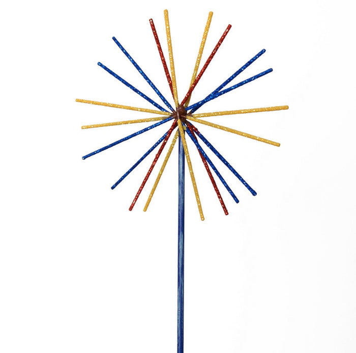 Patriotic Set of 2 Metal Sparklers for Indoor or Outdoor