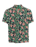 Peony Print Short Sleeve - Green