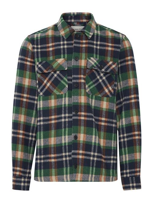 Plaid Overshirt - Brown/Green