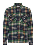Plaid Overshirt - Brown/Green
