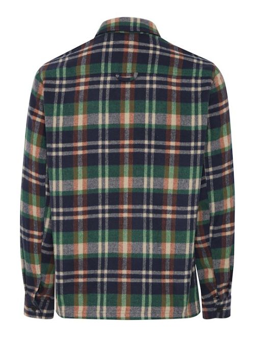 Plaid Overshirt - Brown/Green