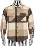 Plaid Shacket - Brown/Tan