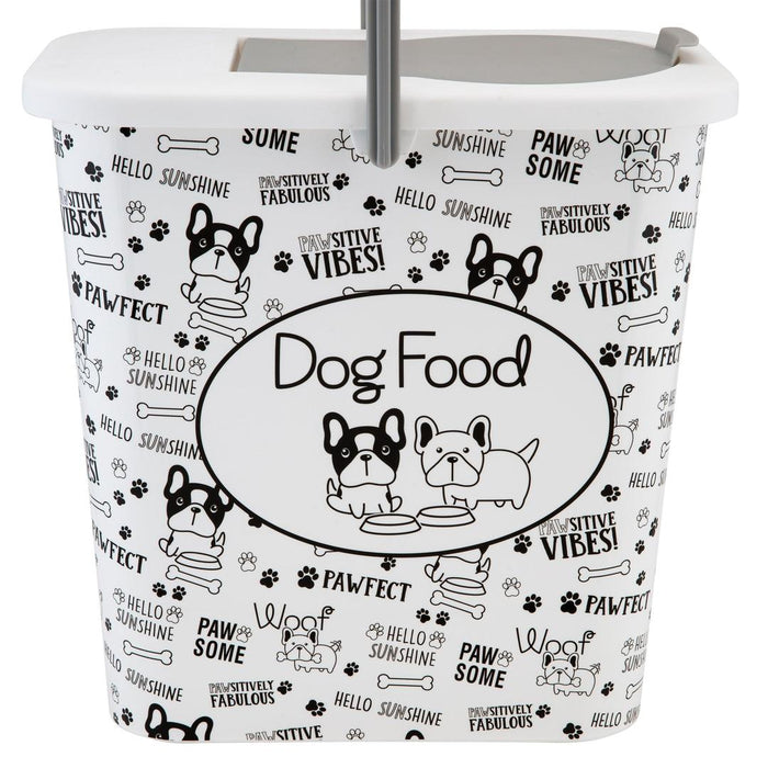 Pounce + Fetch 3 Gallon Plastic Dry Food Container with Scooper
