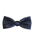 Pre-Tied Bowtie - Navy/White Polka Dots
