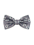 Pre-Tied Bowtie - Orange/Navy/Floral