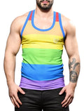 Pride Mesh Rainbow Tank