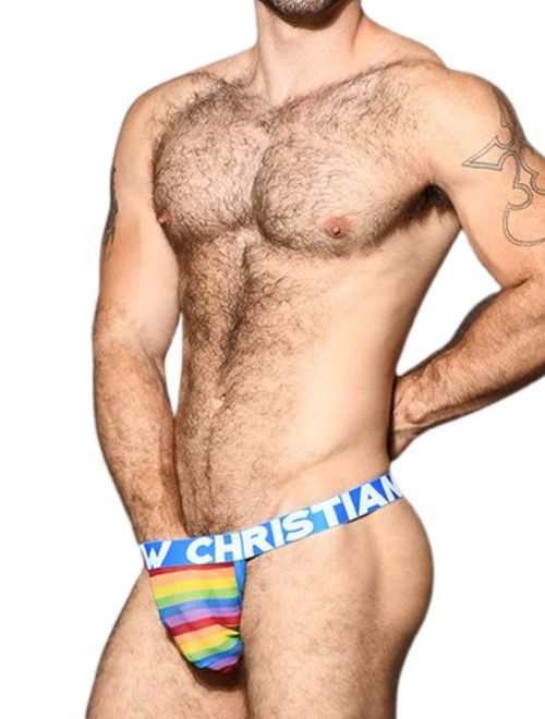 Pride Sheer Mesh Y-Back Thong