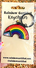 Progressive Flag Keychain