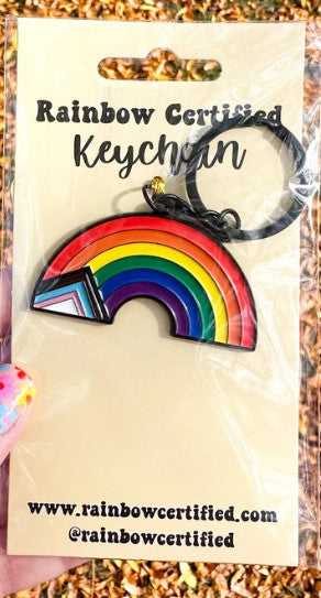 Progressive Flag Keychain