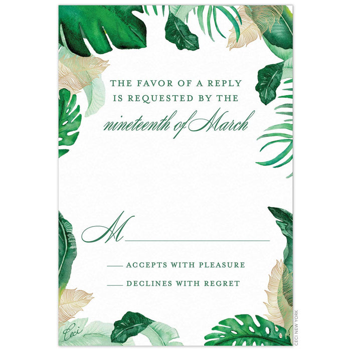 Rachel Reply Card