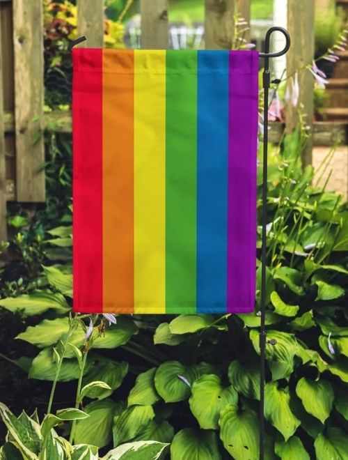 Rainbow Pride Garden Flag