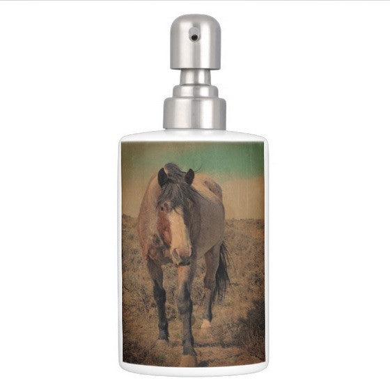 Red Roan and Sage Brush Bathroom Set
