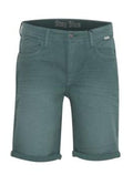 Regular Fit Denim Shorts - Green