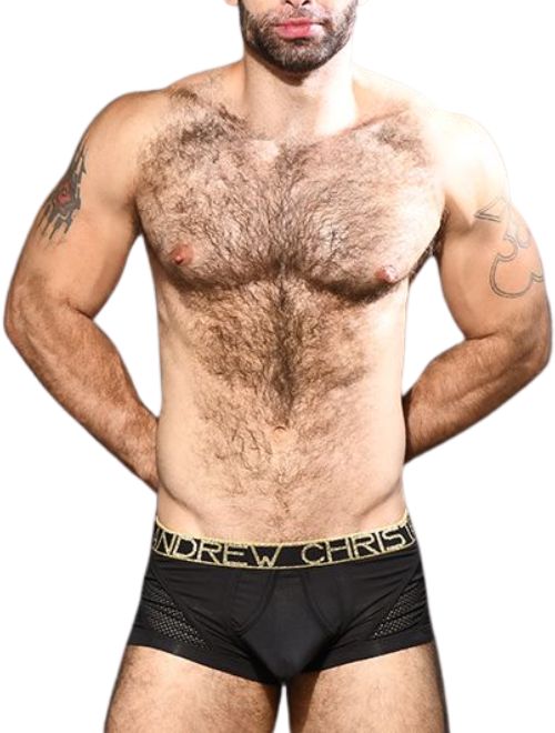 Retro Mesh Boxer - Black
