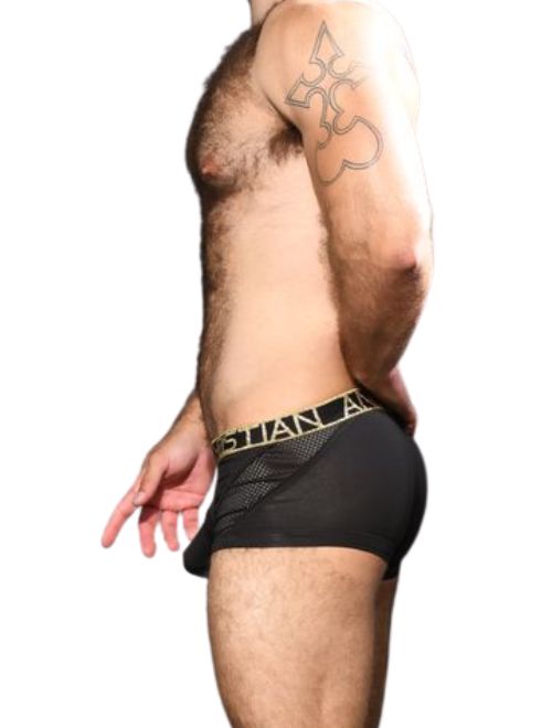 Retro Mesh Boxer - Black