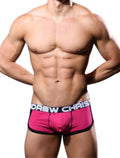 Retro Pop Mesh Boxer - Fuchsia