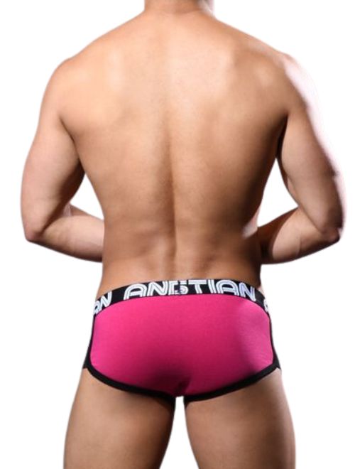Retro Pop Mesh Boxer - Fuchsia