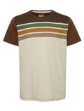 Retro Stripe T-Shirt - Brown