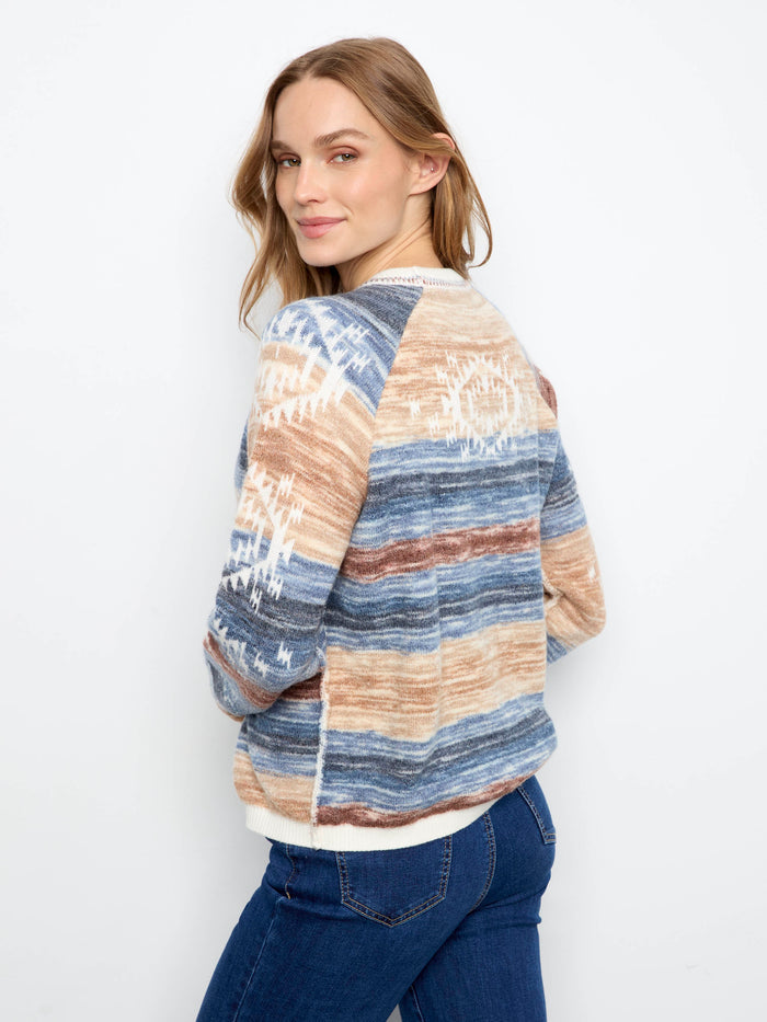 Crafted with double-layer knit for added warmth and texture, ideal for chilly days by Charlie B.