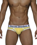 Ribbed Mini Brief - Yellow