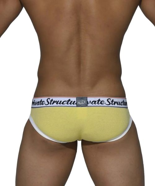 Ribbed Mini Brief - Yellow