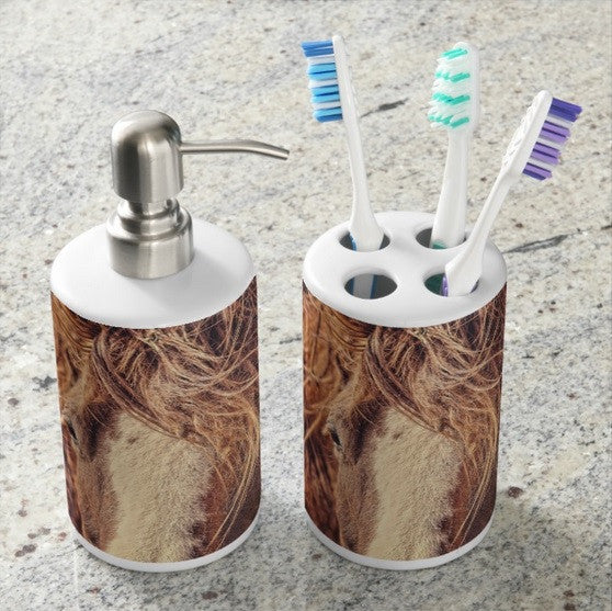 Rustic Eyes Bathroom Set