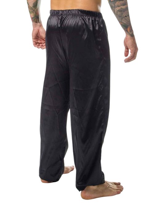 Satin Lounge Pant - Black